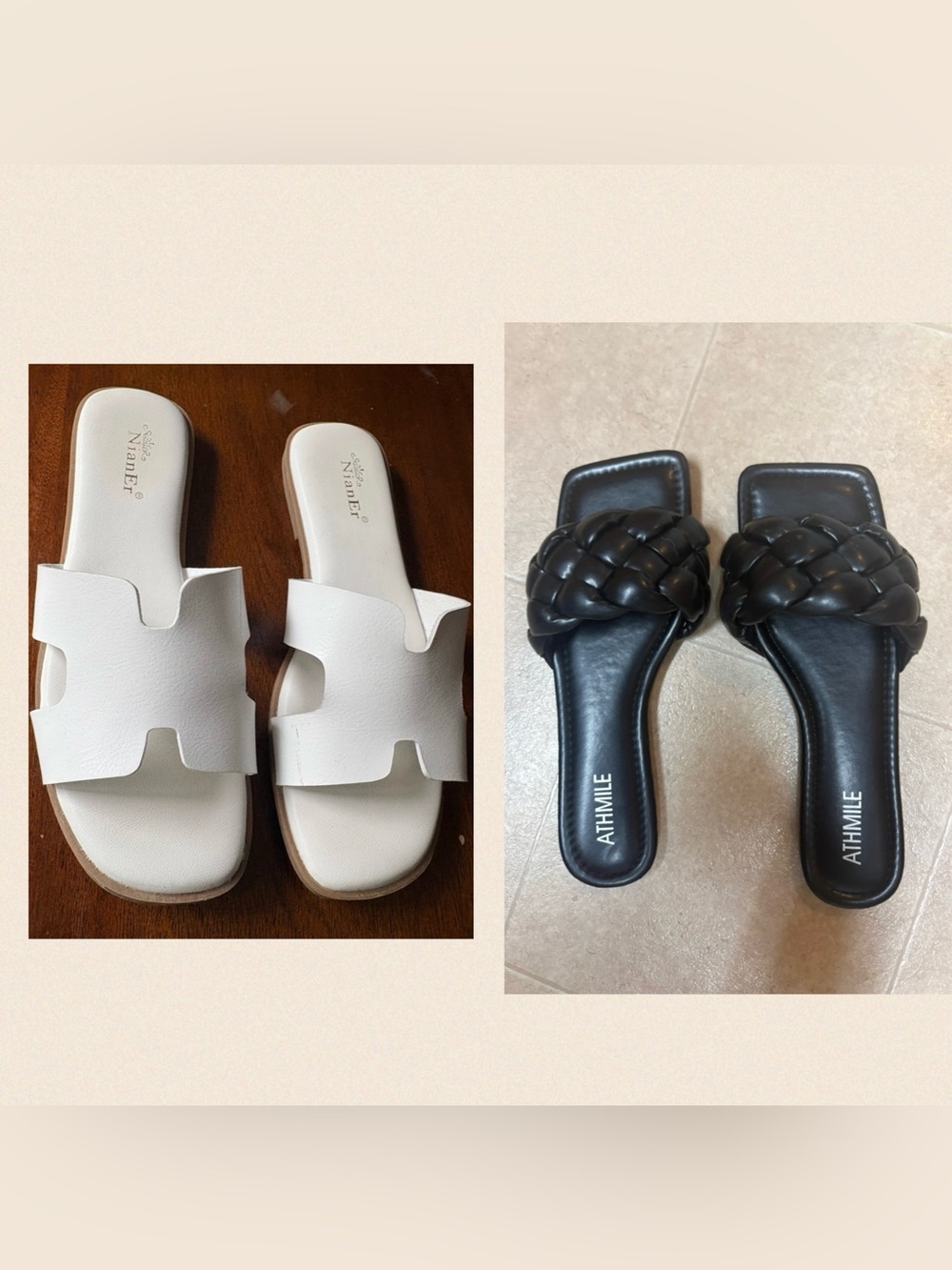 2 Pairs!!! Boutique designer sandals